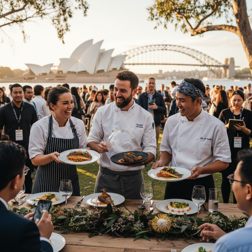 A lifestyle photograph illustrating Australian Independents Take Global Culinary Stage