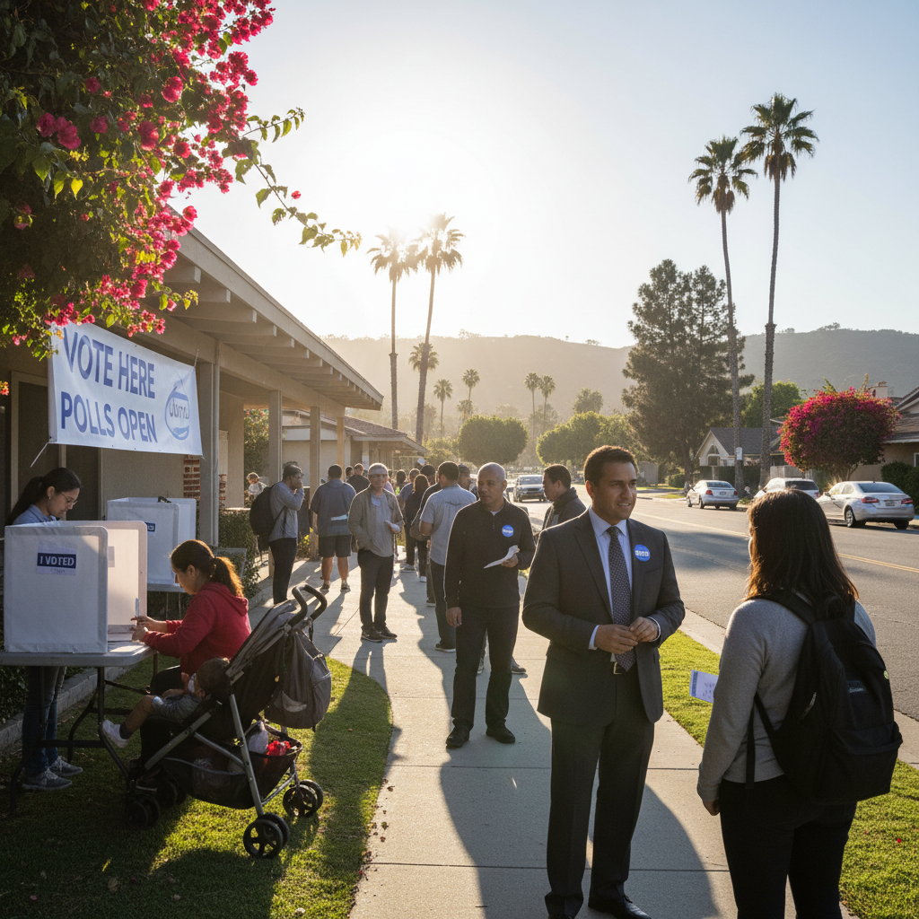 A politics news photograph from The Californian Sun