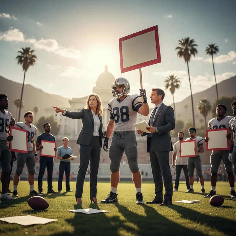 A sport news photograph from The Californian Sun